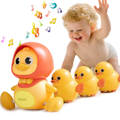 Premium Sleeping Duck Baby Toy - Soft Plush Educational Comfort Toy for Infants 0-3 Years