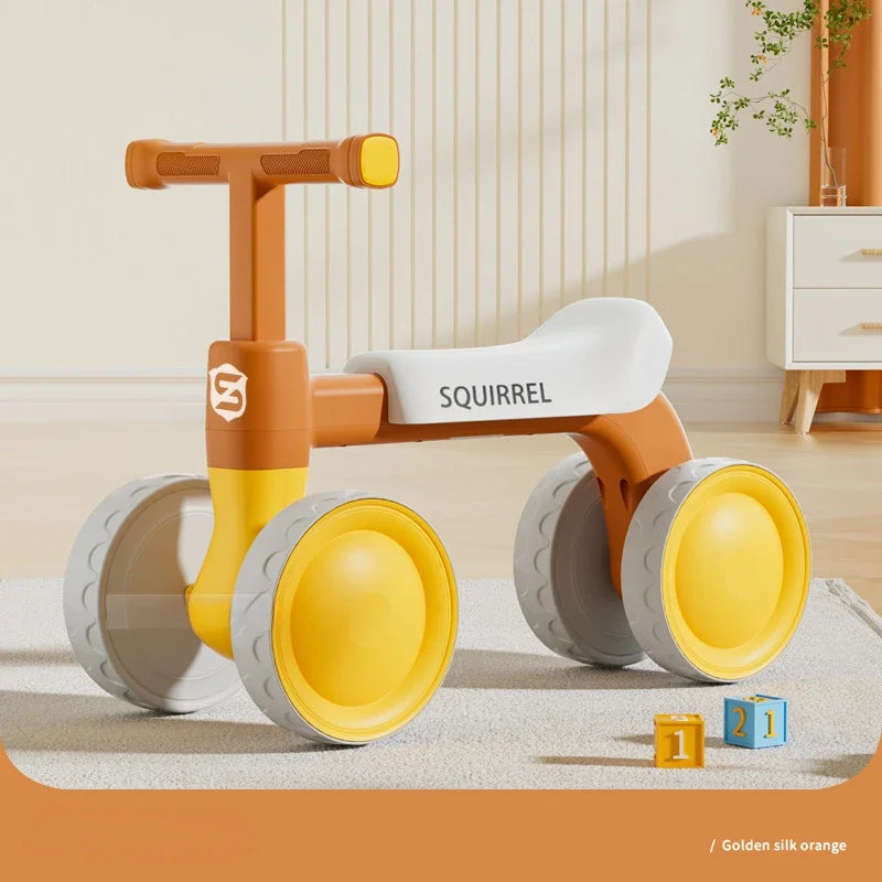 Baby Four-Wheel Walker Balance Bike