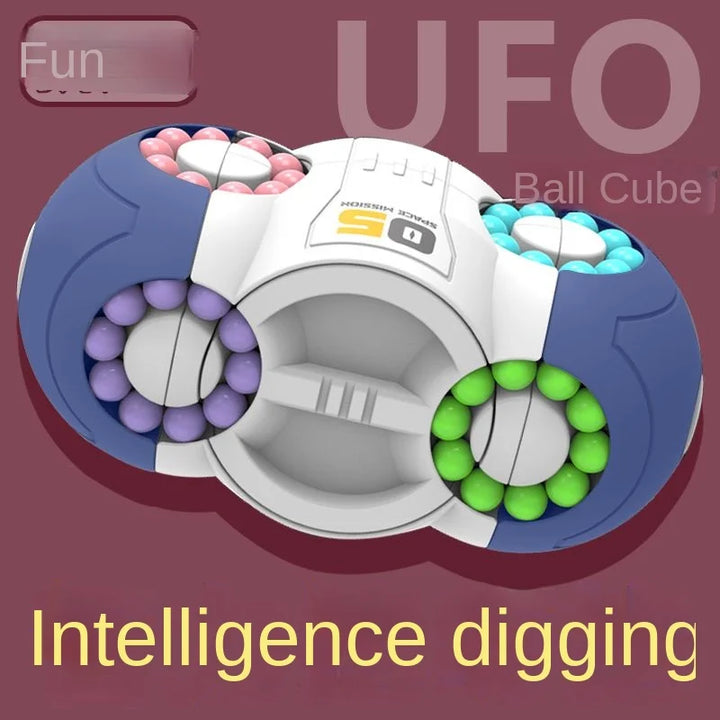 Rotating Rubik's Cube 3D Puzzle Toy Brain Training for Children and Gi ...