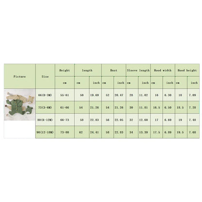 Baby Winter Jumpsuit Romper + Bear Hat Set