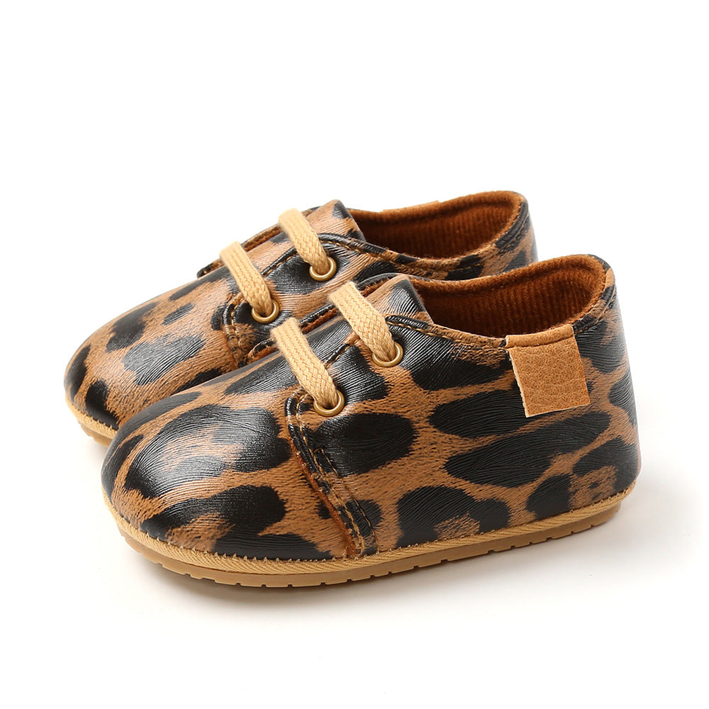 Slip-On Moccasins - Leopard Dots