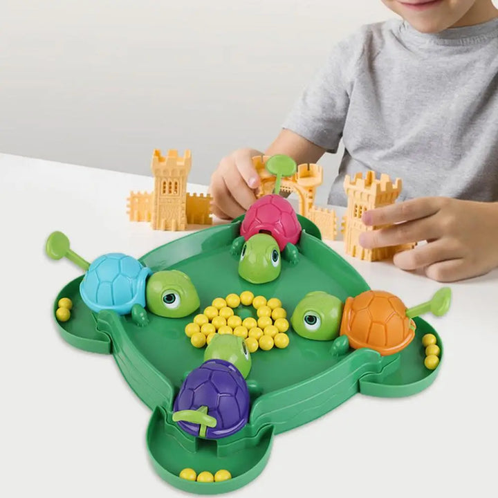 Safe Beans Toy Easy to Control Colorful Eat Ball Turtle Board Game - MEACAOFG