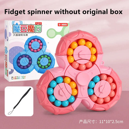 New Six-sided Rotation Finger Bean Intelligence Gyro Antistress - MEACAOFG