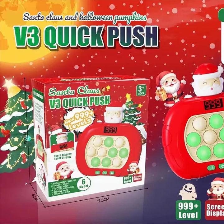 999 Level Electronic Pop Push Quick Push Game Console with LED Display - MEACAOFG