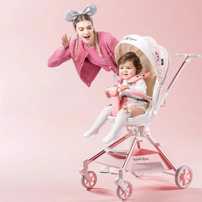 Pink Newborn Stroller