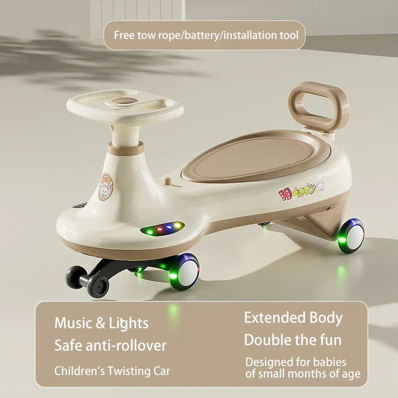 Battery version Children's twist bike