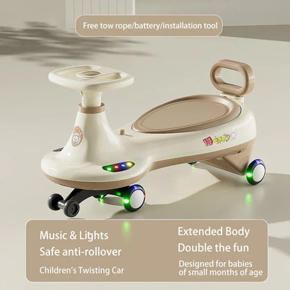 Battery version Children's twist bike