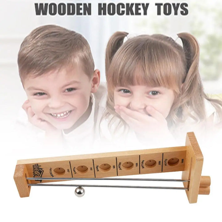 Shoot The Moon Wooden Hockey Toy Party Bars Family Fun Games - MEACAOFG