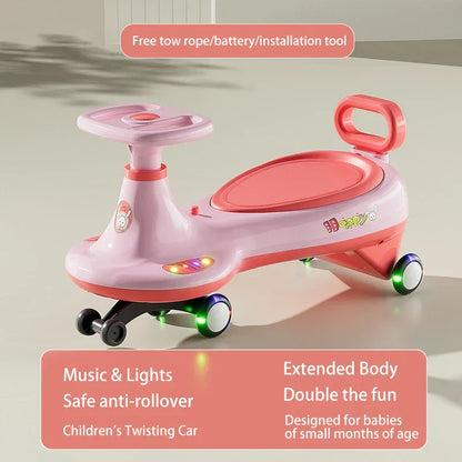 Battery version Children's twist bike