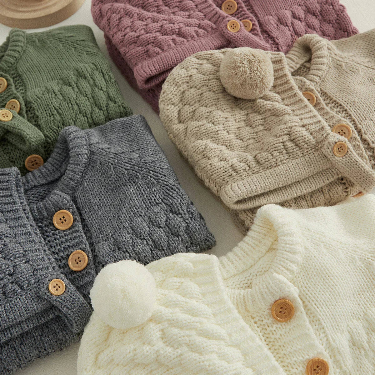 Baby Winter Jumpsuit Romper + Bear Hat Set