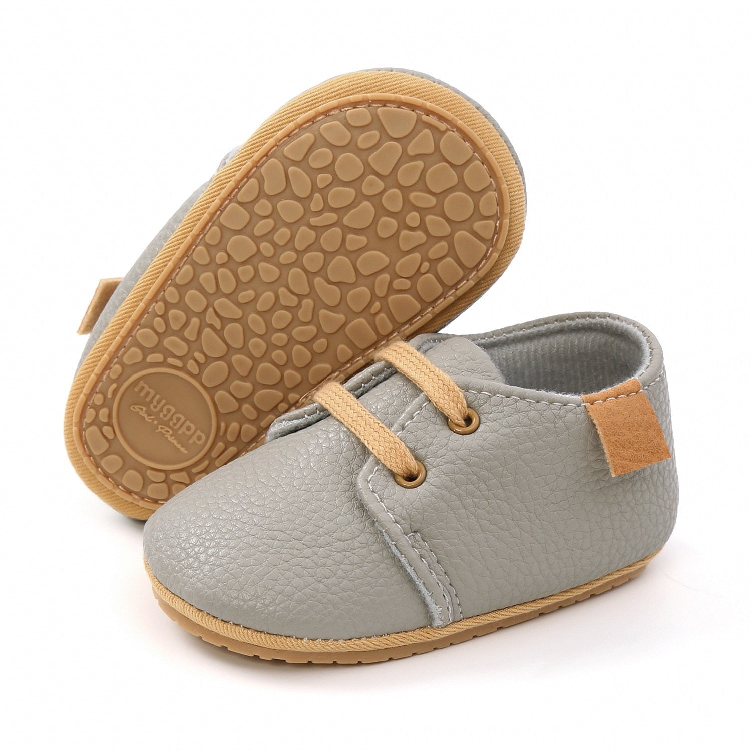 Slip-On Moccasins - Gray