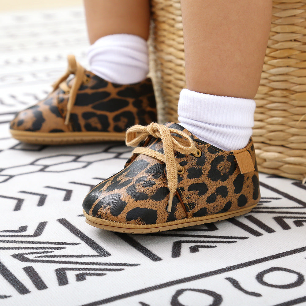Slip-On Moccasins - Leopard Dots