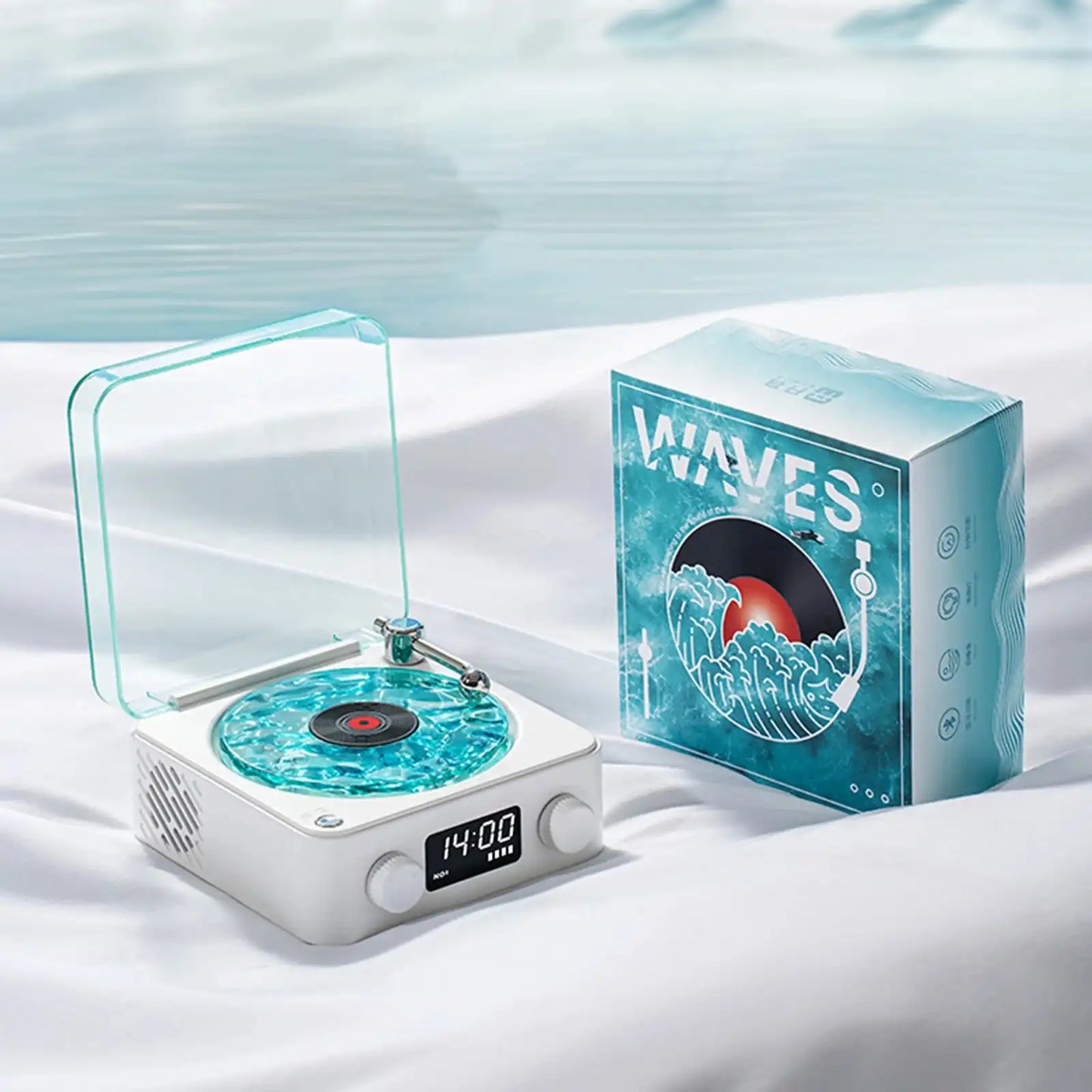 Waves Sound Sleeping Night Light Audio-MEACAOFG