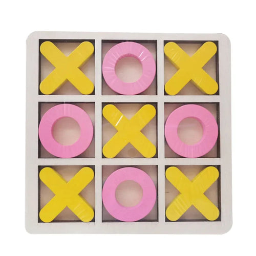 Montessori Wooden Toy Mini Chess Play Game Jigsaw Board Games Early - MEACAOFG