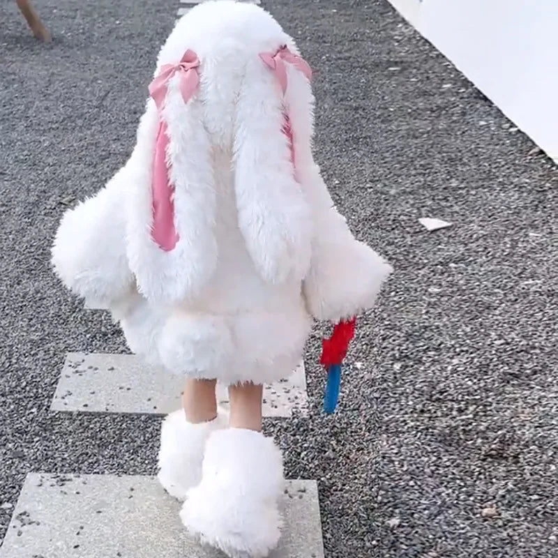 Cute Plush Rabbit Suit