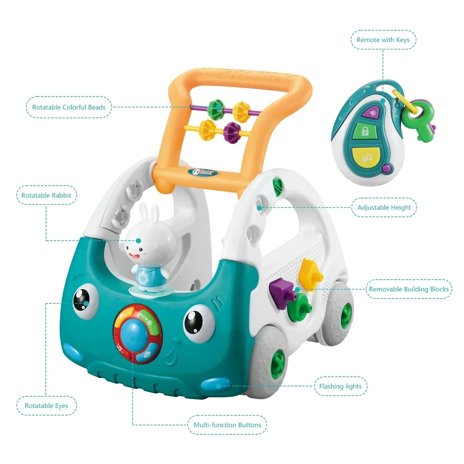 4-in-1 Baby Walker