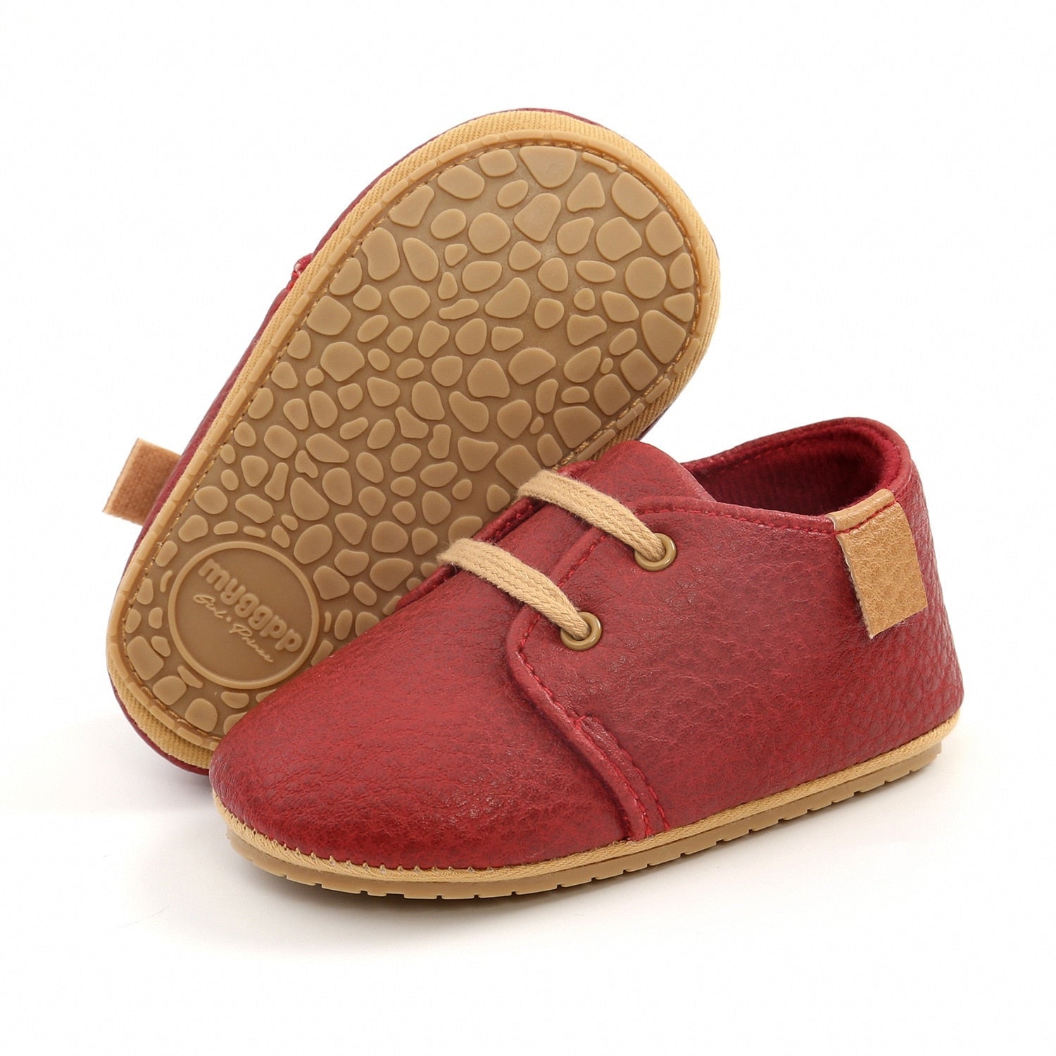 Slip-On Moccasins - Red