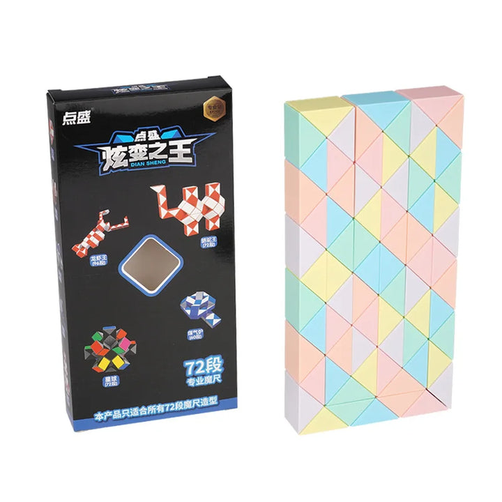 Magic Snake Ruler Puzzle 24 36 48 60 72 Segments Stress Reliever Toys ...