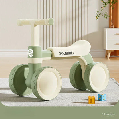Baby Four-Wheel Walker Balance Bike
