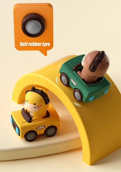 Cute Animal Press and Go Toy Car