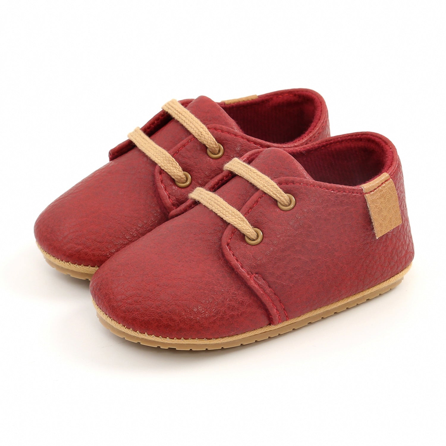 Slip-On Moccasins - Red