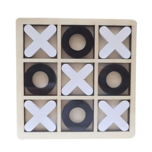 Montessori Wooden Toy Mini Chess Play Game Jigsaw Board Games Early - MEACAOFG