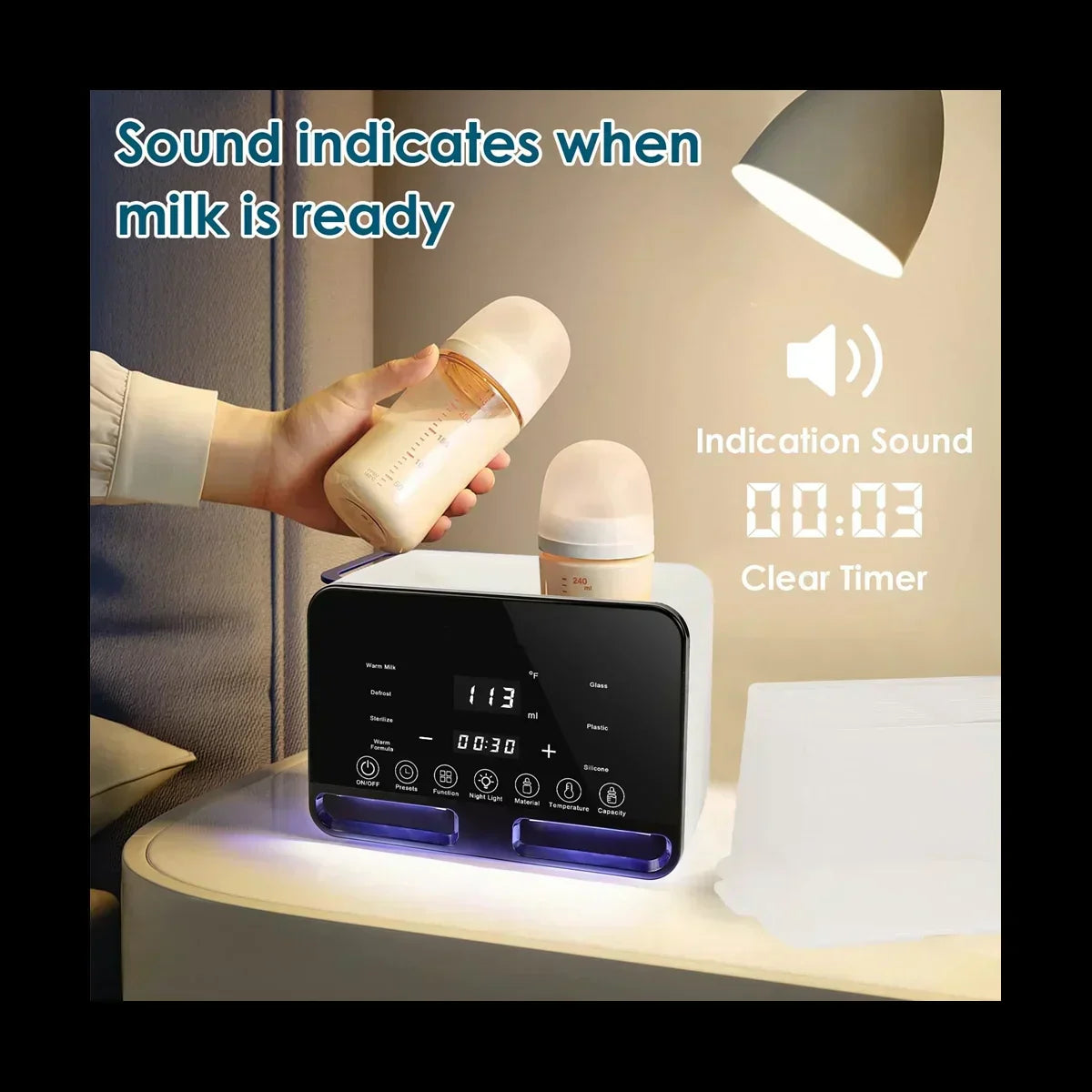 Multifunction baby kettle