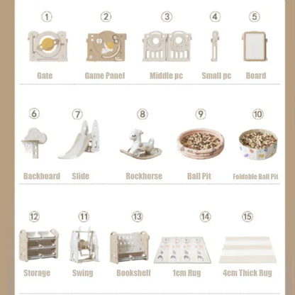 Colorful Baby Playpen