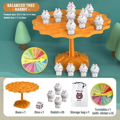 Spaceman Balance Tree Toy Children_s Educational Montessor - MEACAOFG