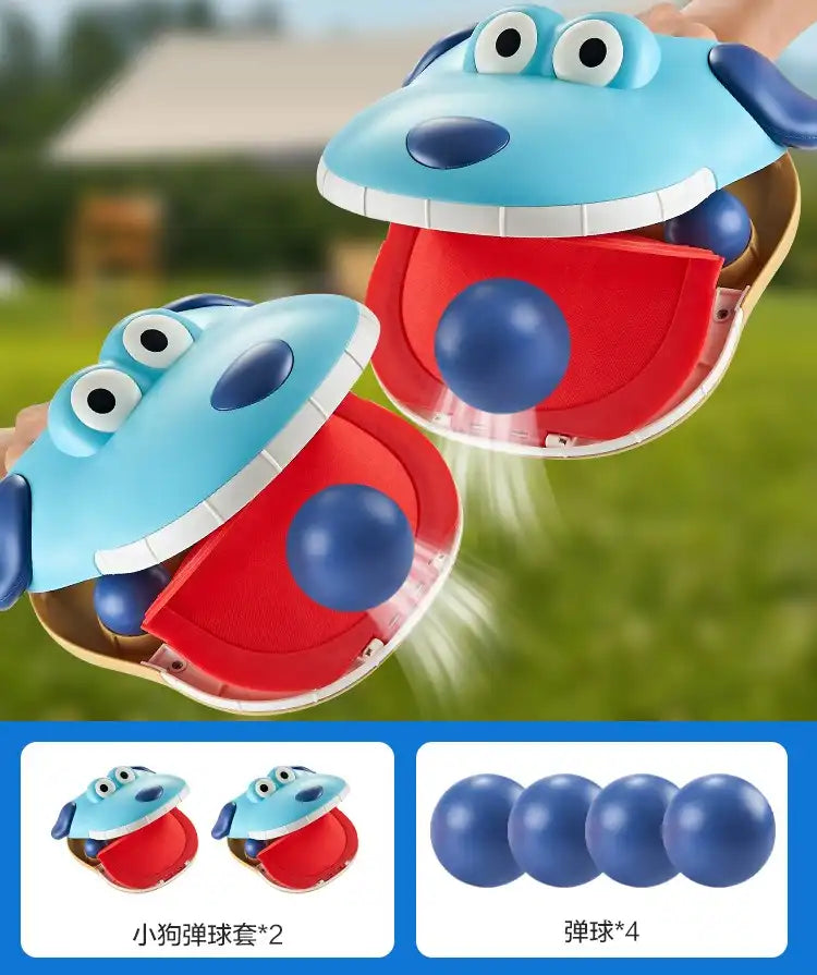 MEACAOFG Wrist bouncy ball children's toys ball hand grasp bouncy ball bouncy ball rebound throw catch ball catapult sport indoor