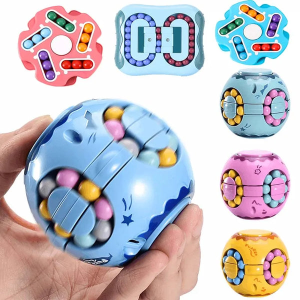 Rotating Bean Intelligence Fingertip Cube for Kids Finger Gyro - MEACAOFG