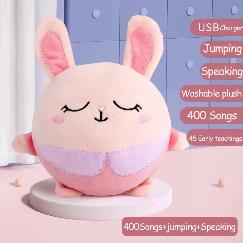 Piggy Interactive Toys Rechargeable Jumping Moving