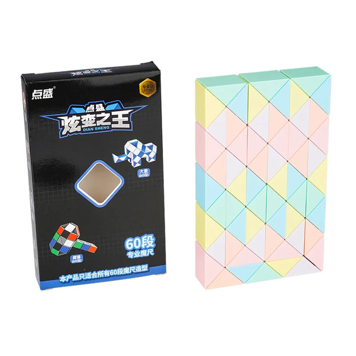 Magic Snake Ruler Puzzle 24 36 48 60 72 Segments Stress Reliever Toys ...