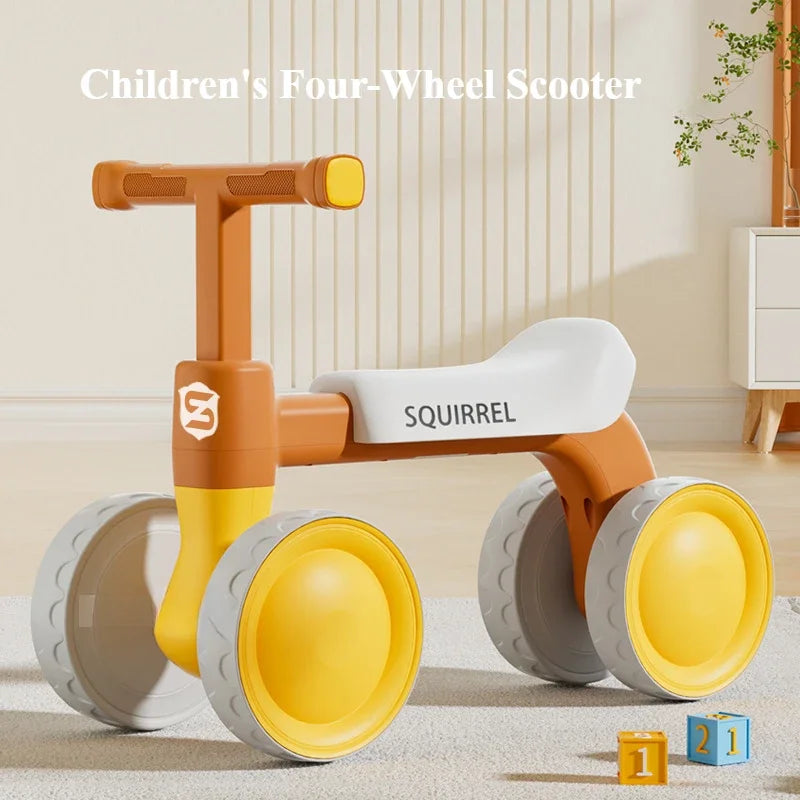 Baby Four-Wheel Walker Balance Bike