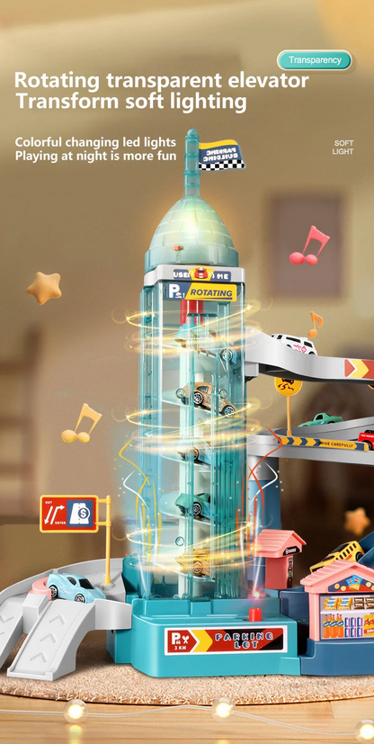 Lion Theme Car Track For Children