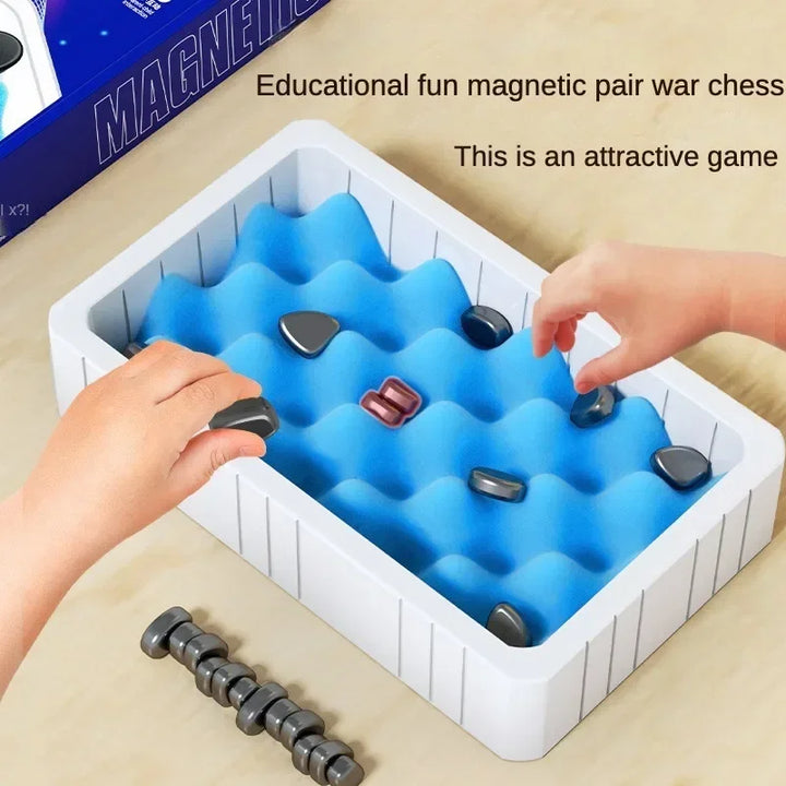 Magnetic Chess Game Magnet Board Game Table Top Magnet Game Family - MEACAOFG