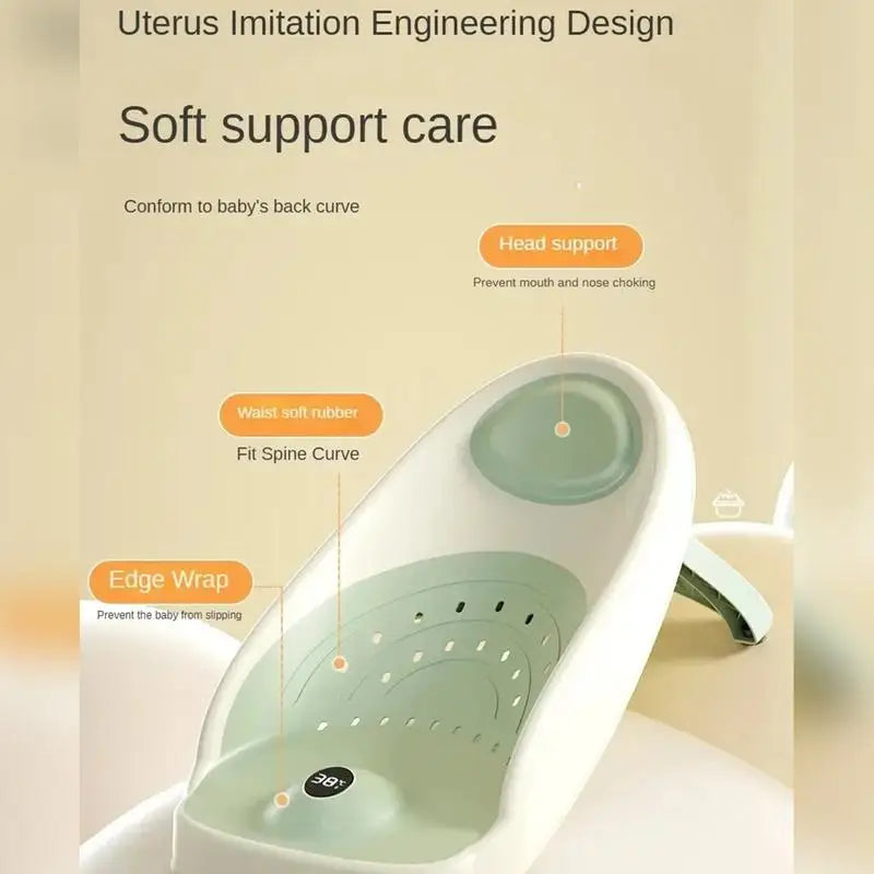 Ergonomic Infant Bathtub Shower Seat