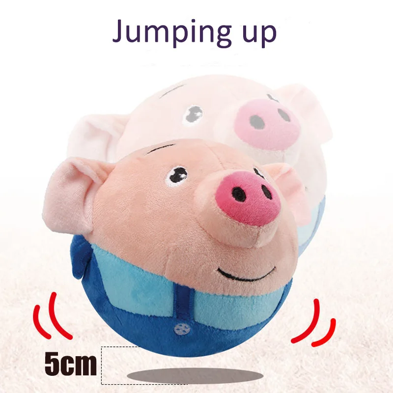 Piggy Interactive Toys Rechargeable Jumping Moving