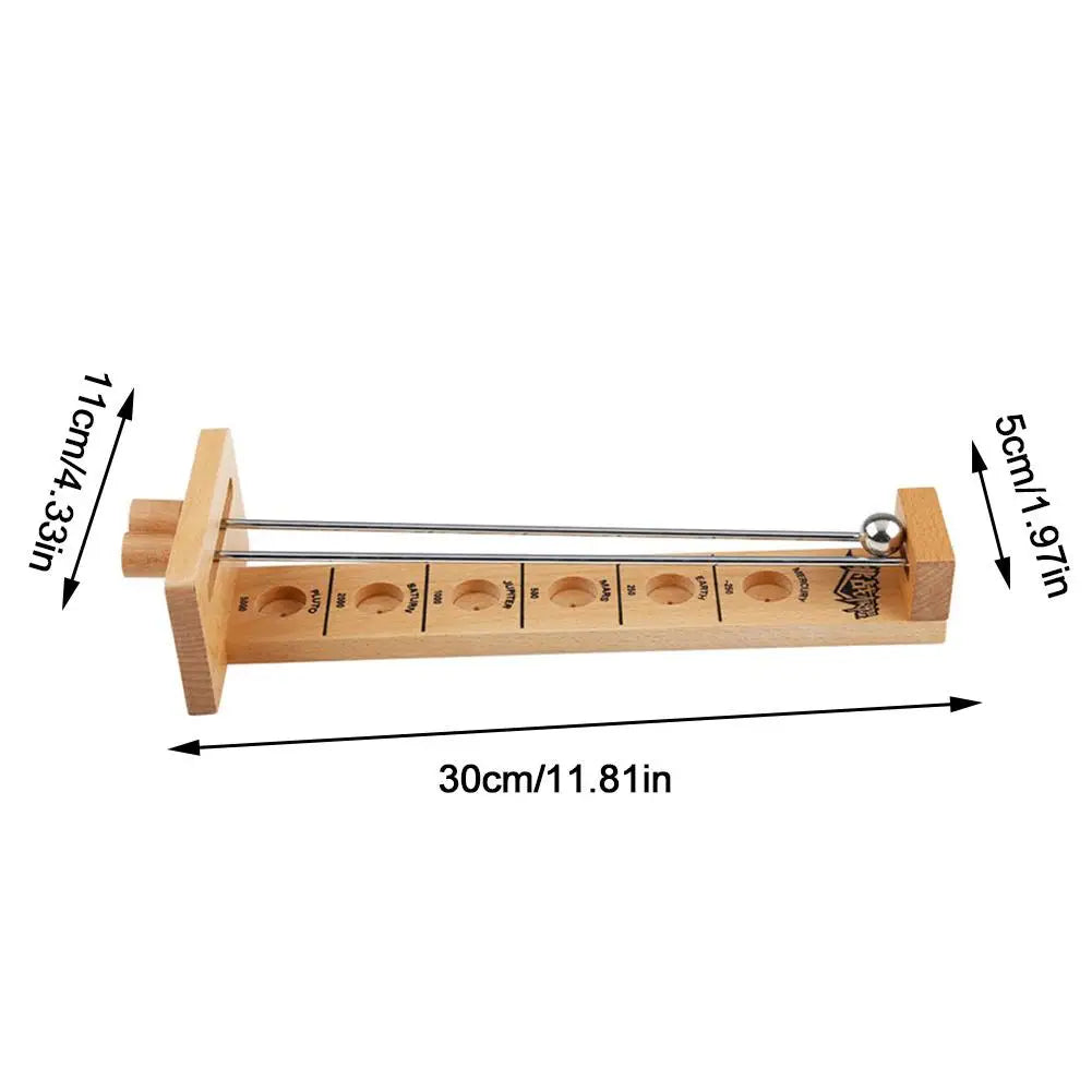 Shoot The Moon Wooden Hockey Toy Party Bars Family Fun Games - MEACAOFG