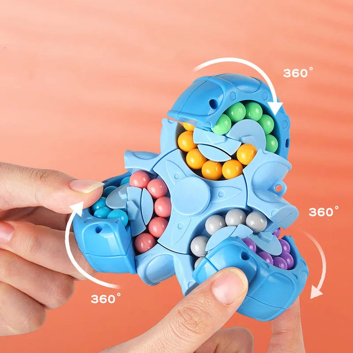 New Six-sided Rotation Finger Bean Intelligence Gyro Antistress - MEACAOFG
