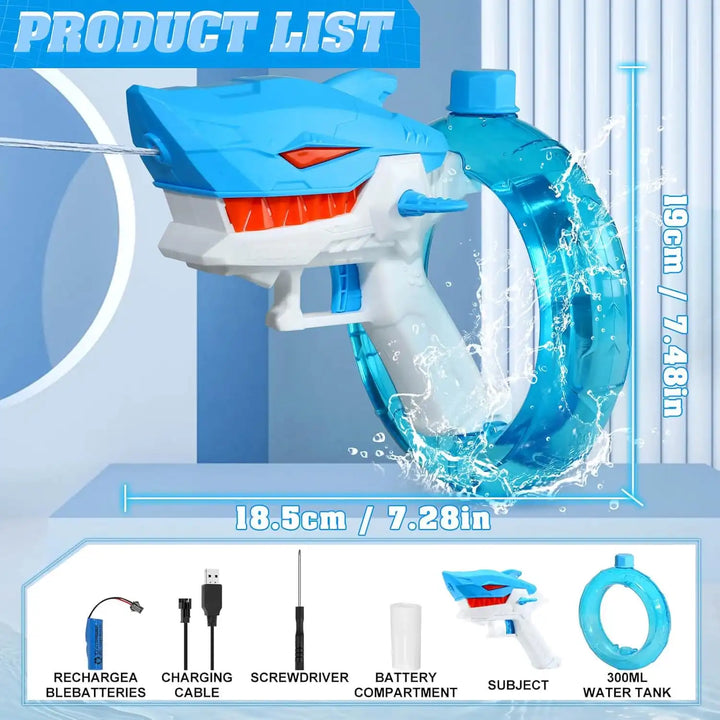 Sharks Electric Water Gun-MEACAOFG