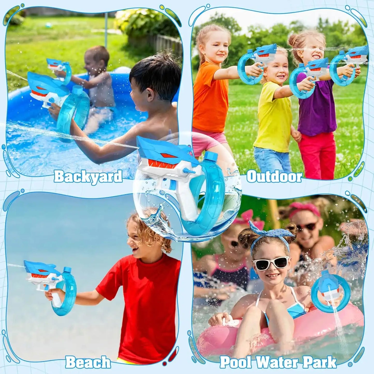 Sharks Electric Water Gun-MEACAOFG