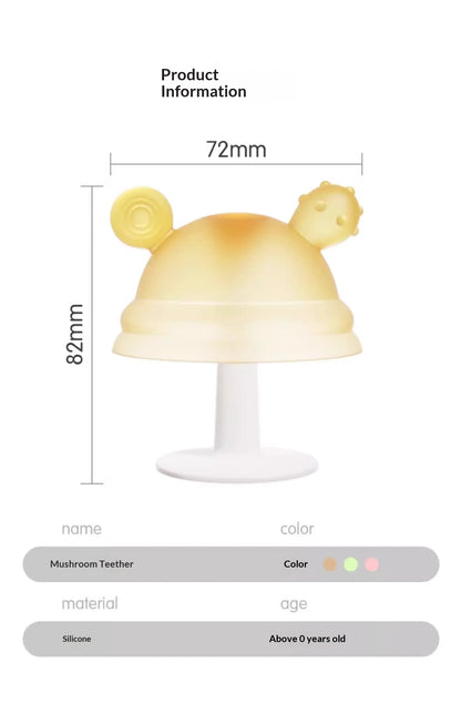 Soft Silicone Baby Teether - Safe BPA-Free Teething Toy for Infants 3-12 Months