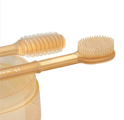 Soft Silicone Baby Toothbrush Set - Safe First Teeth Cleaning for Infants 0-6 Months