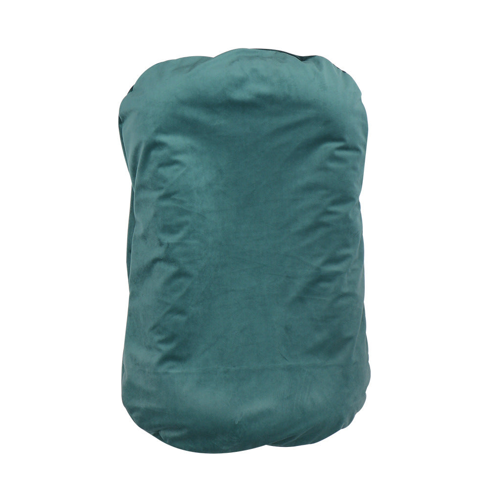 Dark green soft baby lounger cushion product shot