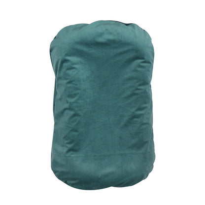 Dark green soft baby lounger cushion product shot