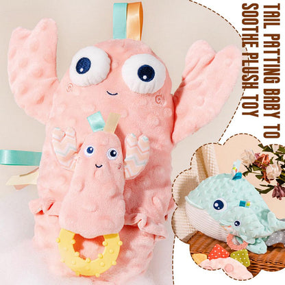 Patting Hand for Baby Sleep, 14inch Plush Lobster Baby Butt Patter Toy