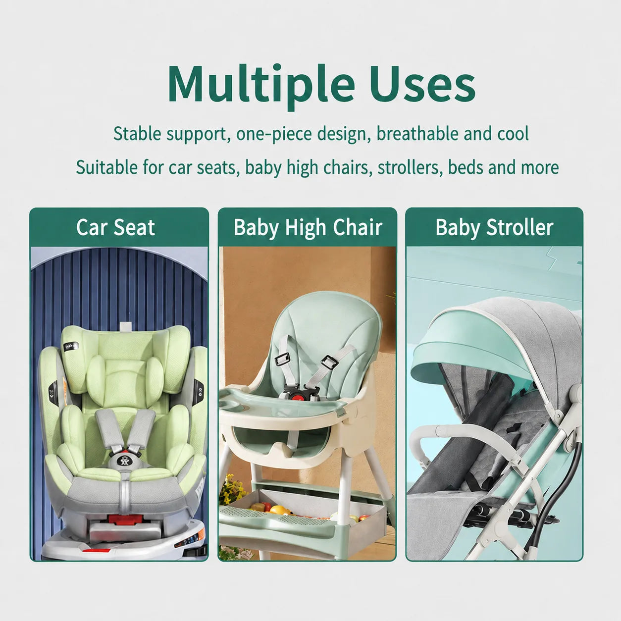 U-Shaped Baby Travel & Neck Support Pillow