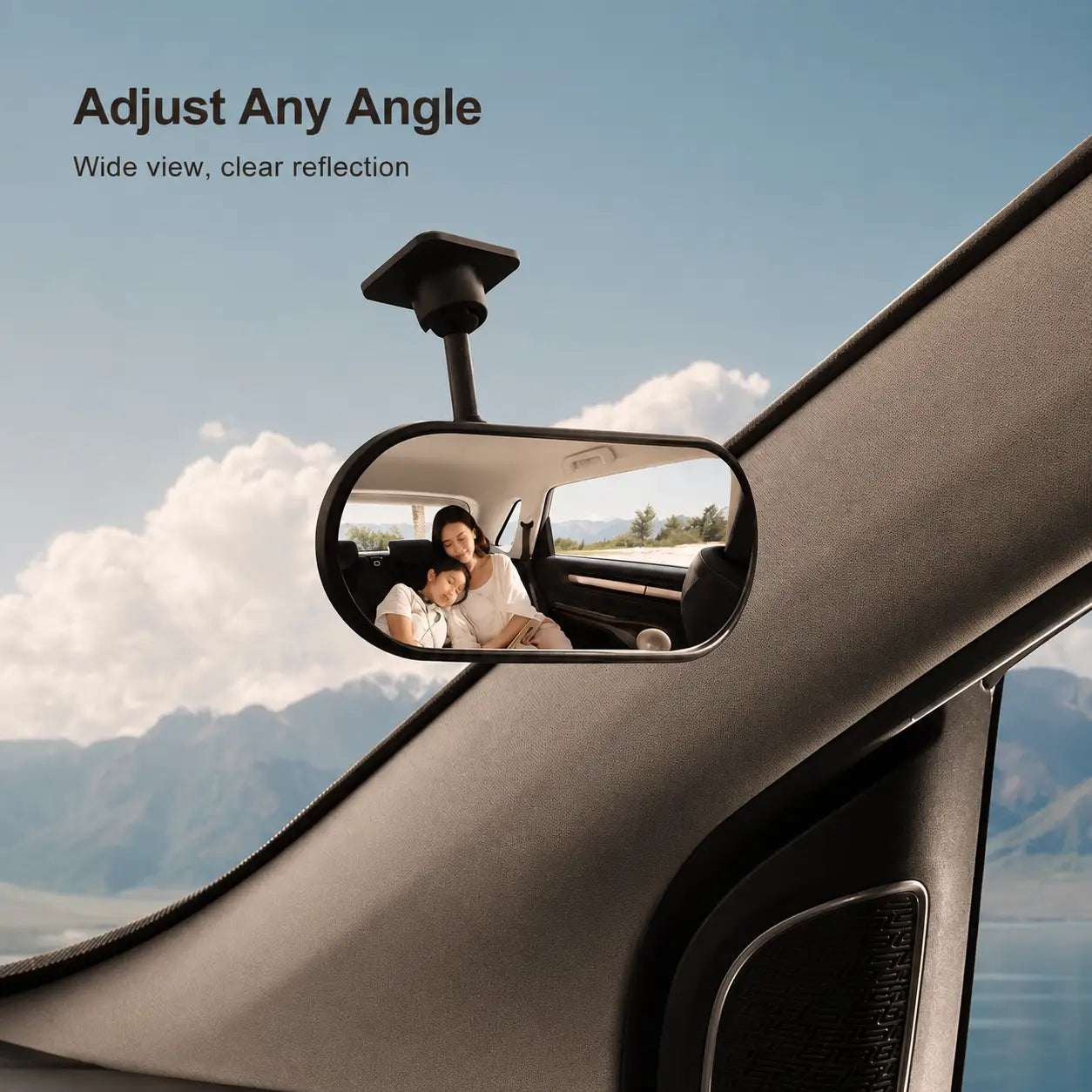 Wide Convex View Backseat Baby Car Mirror