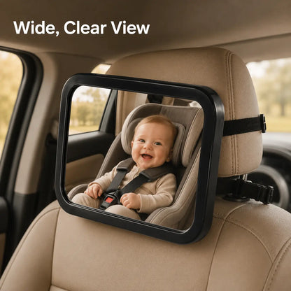 XL Baby Car Mirror for Rear Facing